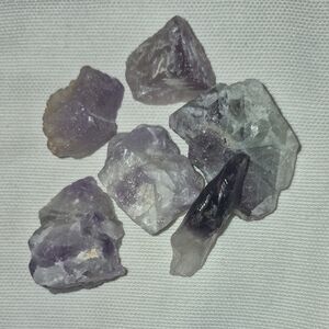 Raw Amethyst Crystal Set